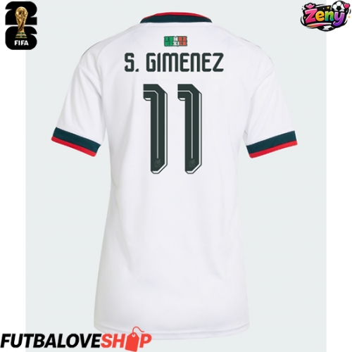 Dres Mexiko Santiago Gimenez #11 Preč pre Ženy MS 2026 Krátky Rukáv